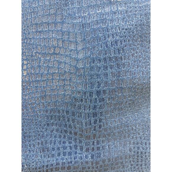 Good American Denim Snakeskin High Rise Straight Leg Jeans Sz 8 / 29 - Picture 5 of 8